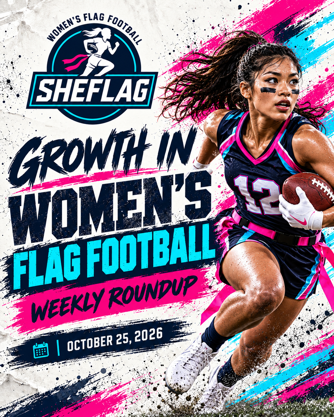 New Division I women's flag football programs