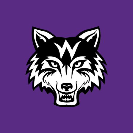Wesleyan College women's flag football logo