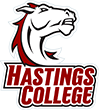Hastings College women's flag football logo