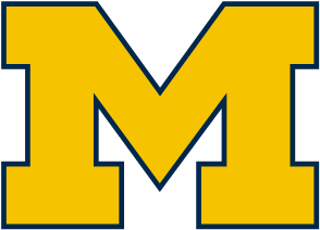 University of Michigan women's flag football logo