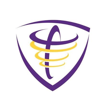 Concordia University Texas women's flag football logo
