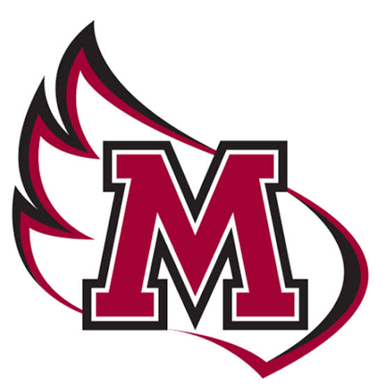 Meredith College women's flag football logo