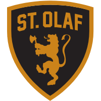 St Olaf College women's flag football logo