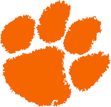 Clemson University women's flag football logo
