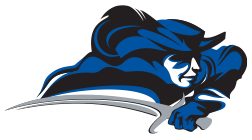 Lindsey Wilson College women's flag football logo