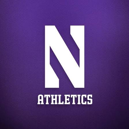 Northwestern University women's flag football logo