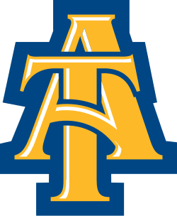 North Carolina A & T State University women's flag football logo