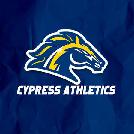 Cypress College women's flag football logo