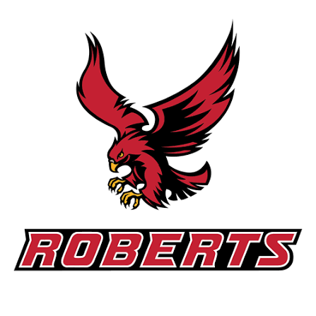 Roberts Wesleyan University women's flag football logo