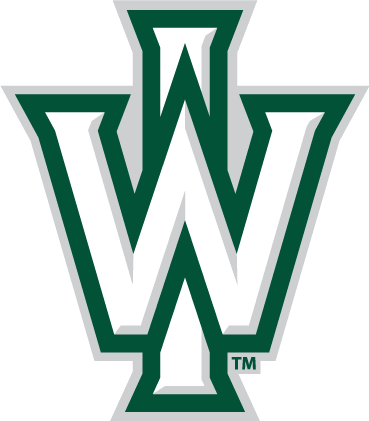 Illinois Wesleyan University women's flag football logo