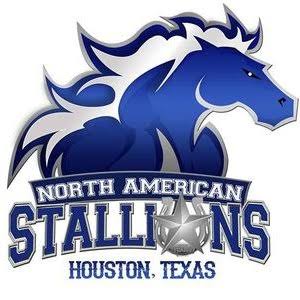 North American University women's flag football logo