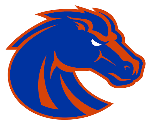 Boise State University women's flag football logo