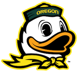 University of Oregon women's flag football logo