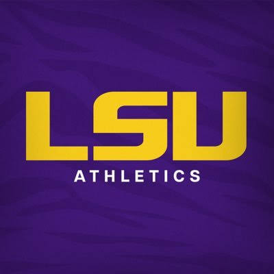 Louisiana State University women's flag football logo